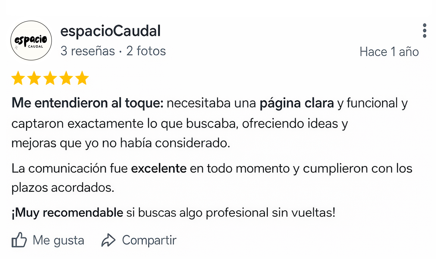 reseña Espacio Caudal